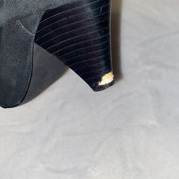 Black Suede Booties - Picture 3 of 8